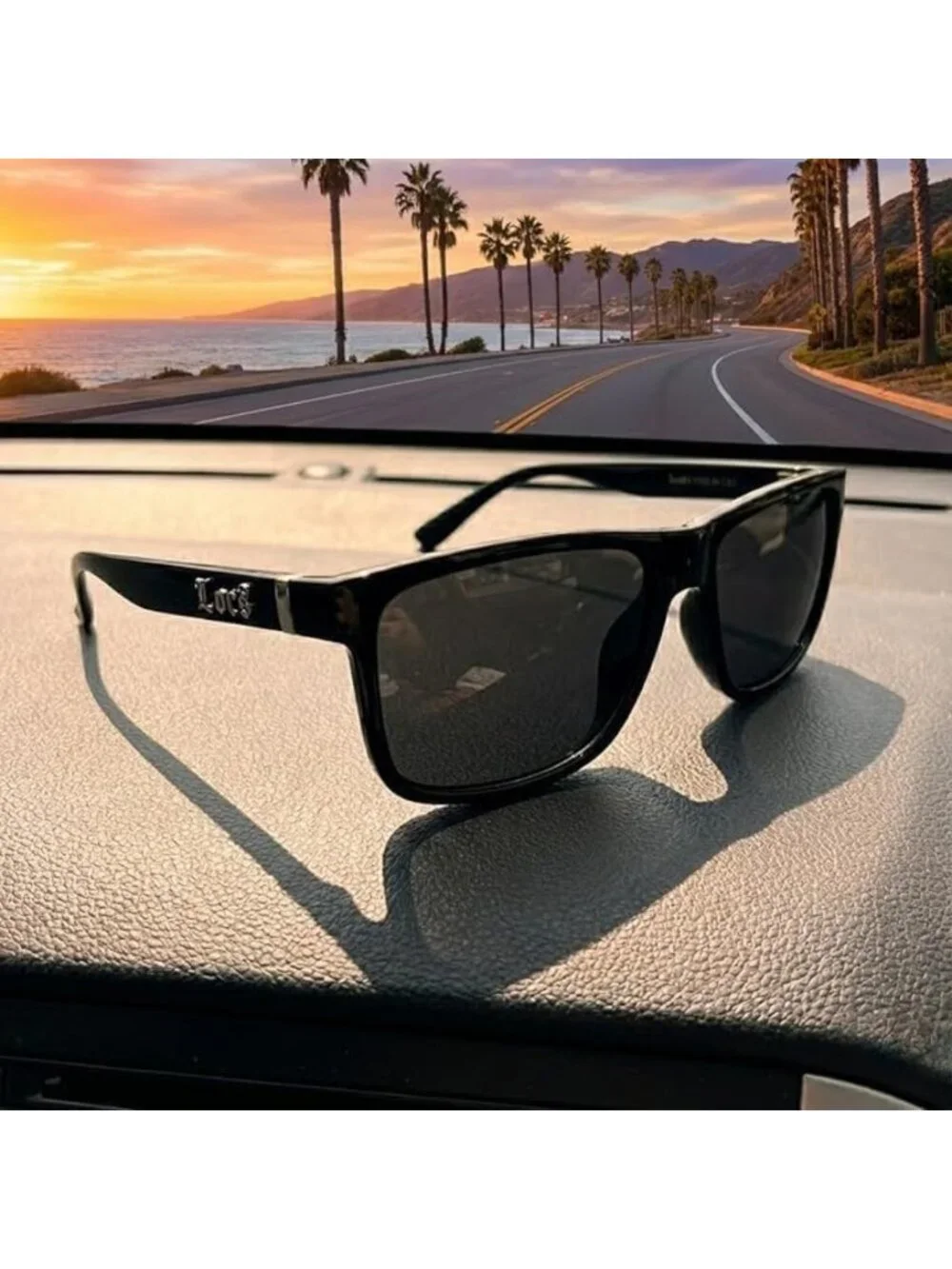Stylish Flat Top Sunglasses - 2-Pack Hardcore Shades for Ultimate UV Protection